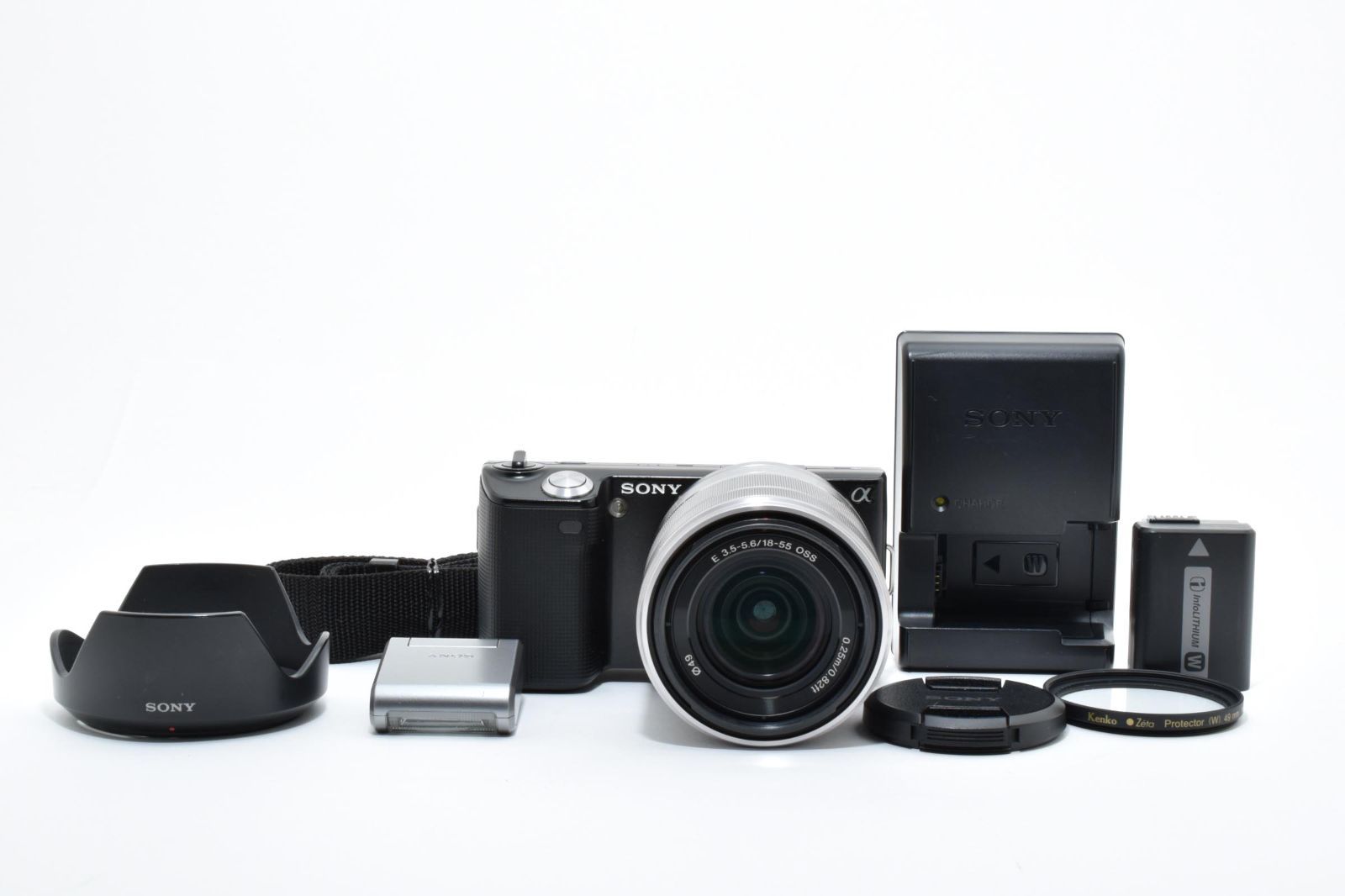 ☆極上☆SONY ソニー NEX-5 ブラック 18-55mm レンズセット 人気の
