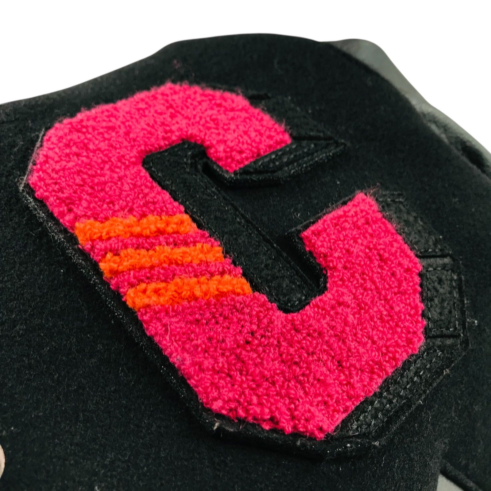 美品☆COACH・コーチ レディース マルチワッペン付き レザー切替し