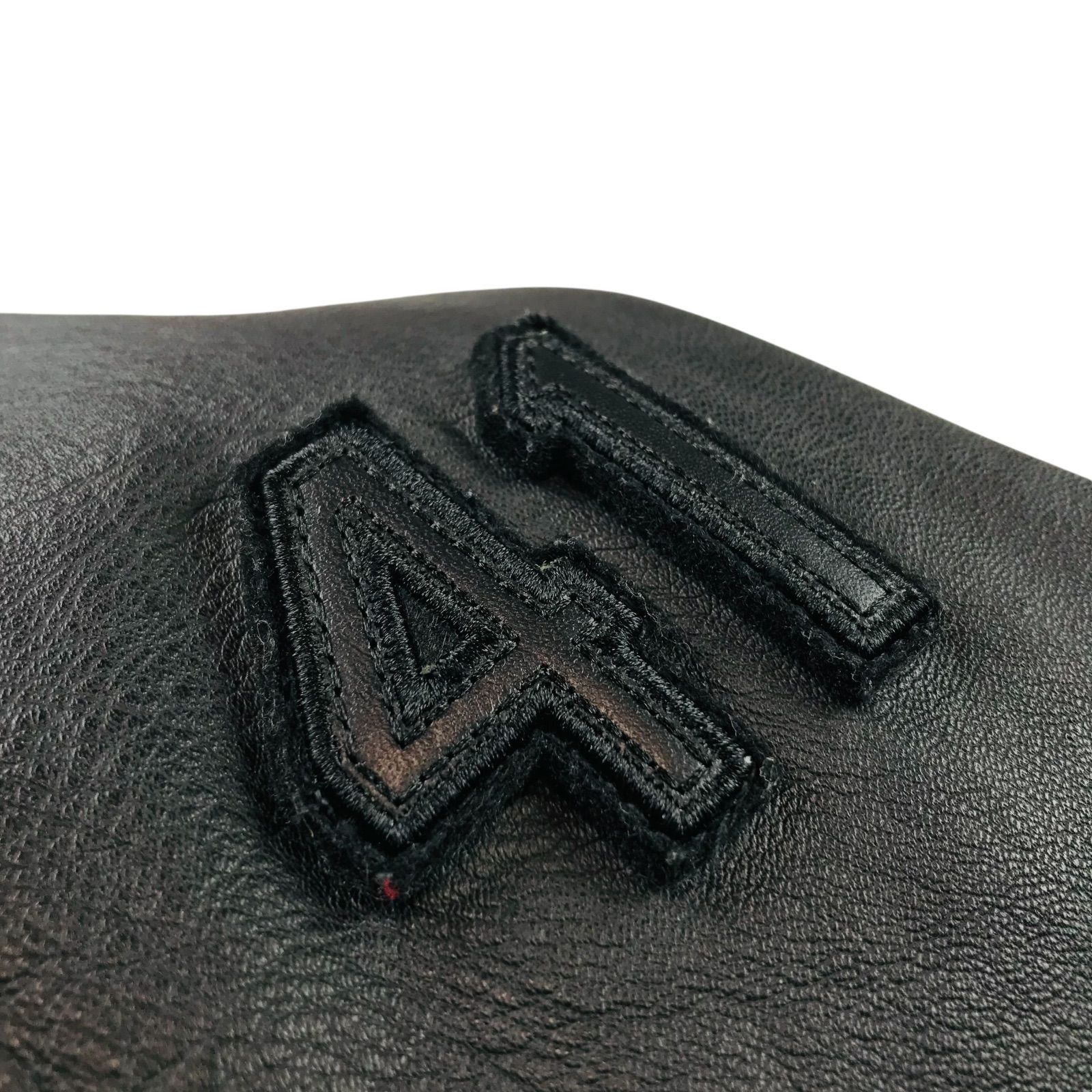 【美品】COACH ワッペン レザー 切替 デニムジャケット M 美品☆COACH・コーチ レディース マルチワッペン付き レザー切替し