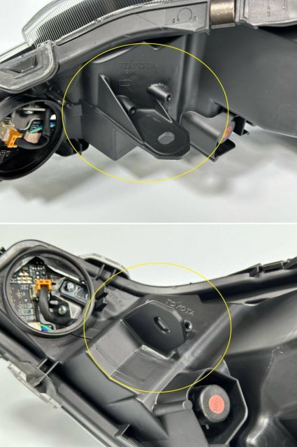アクア GRスポーツ NHP10 後期 純正 右ヘッドライト ヘッドランプ 右