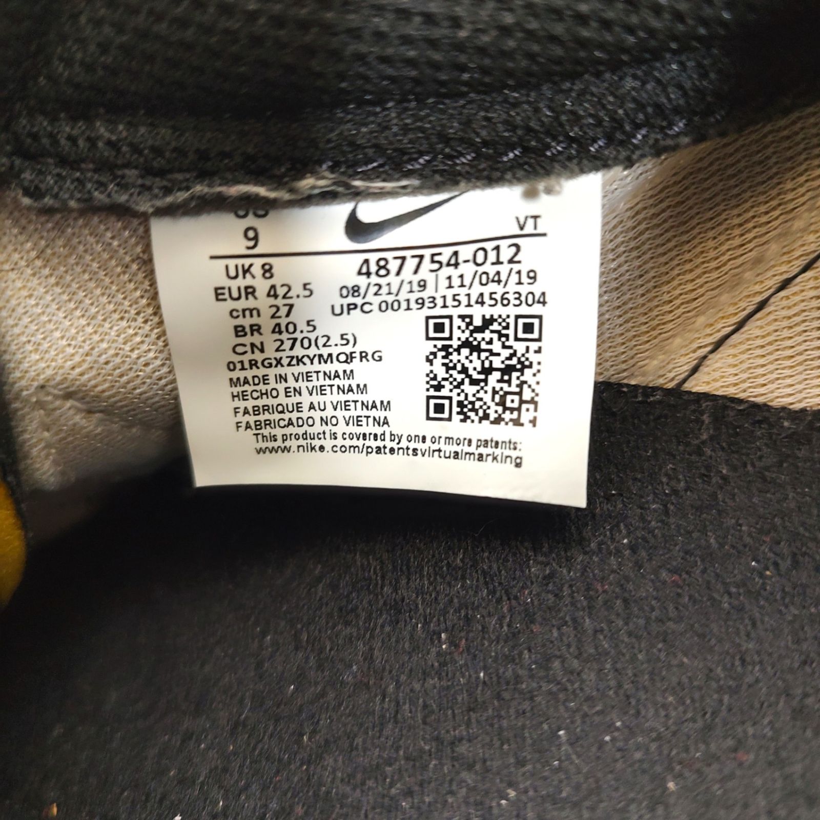 NIKE ナイキ Air Tailwind 79 Black/White エアテイルウィンド79 