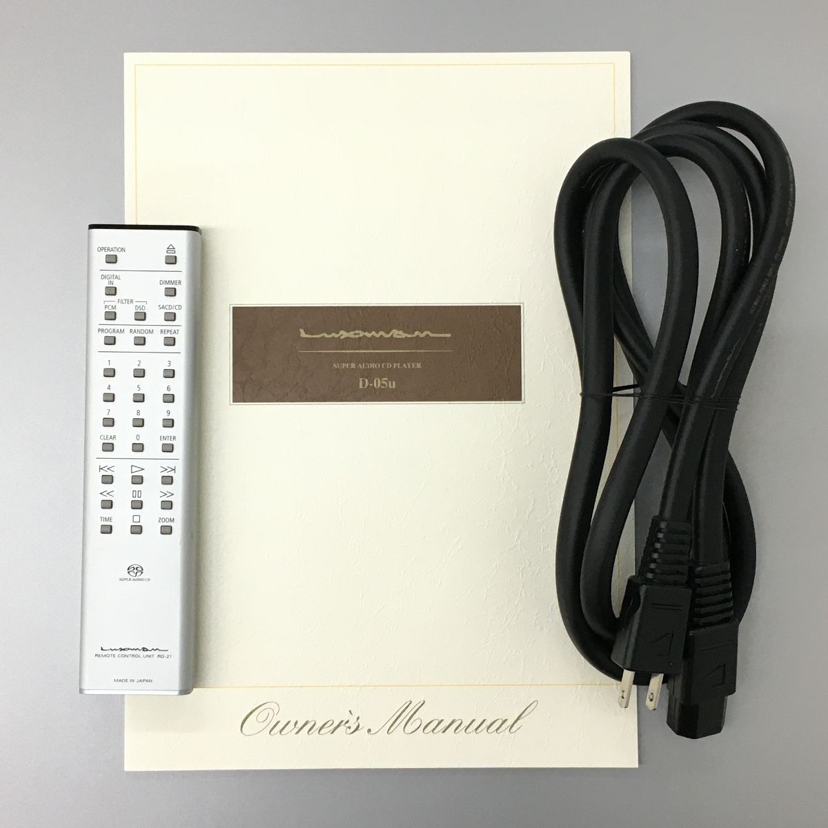 LUXMAN D 05 u CD SACDプレーヤー ラックスマン リモコン有 2015年製 プレーヤー 音響機材 オーディオ