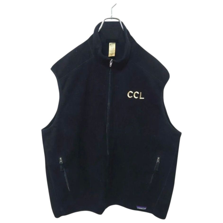 patagonia 企業ロゴ刺繍 シンチラ フリースベスト A-2698