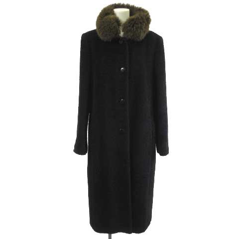 マックスマーラ MAX MARA 白タグ アルパカ ウール ロングコート