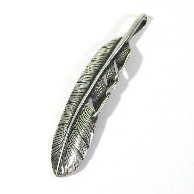 WHEEL WORKS ホイールワークス フェザー ペンダントトップ XL シルバー 134