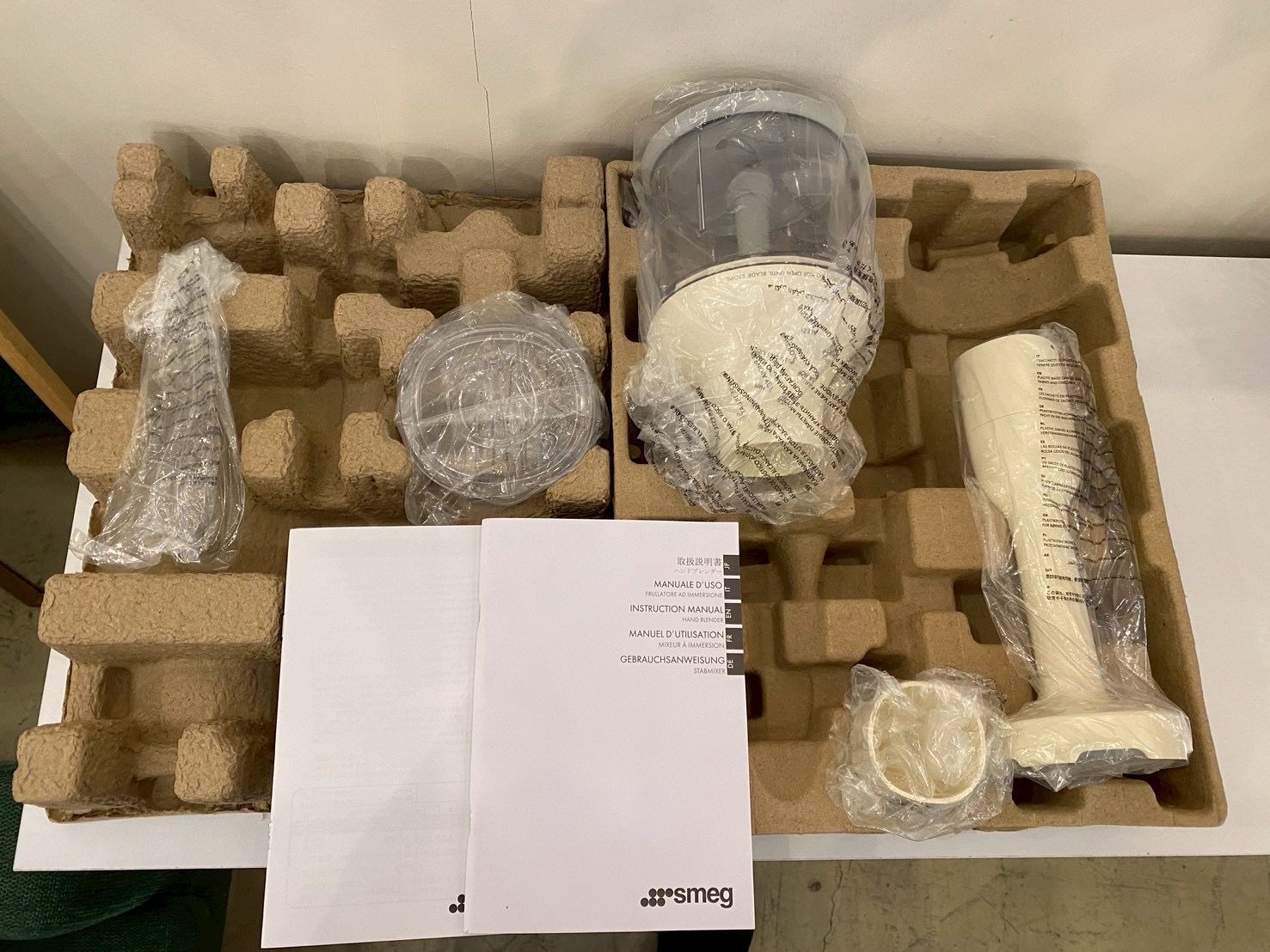 ハンドブレンダー SMEG 用 本体なし部品のみ クリーム