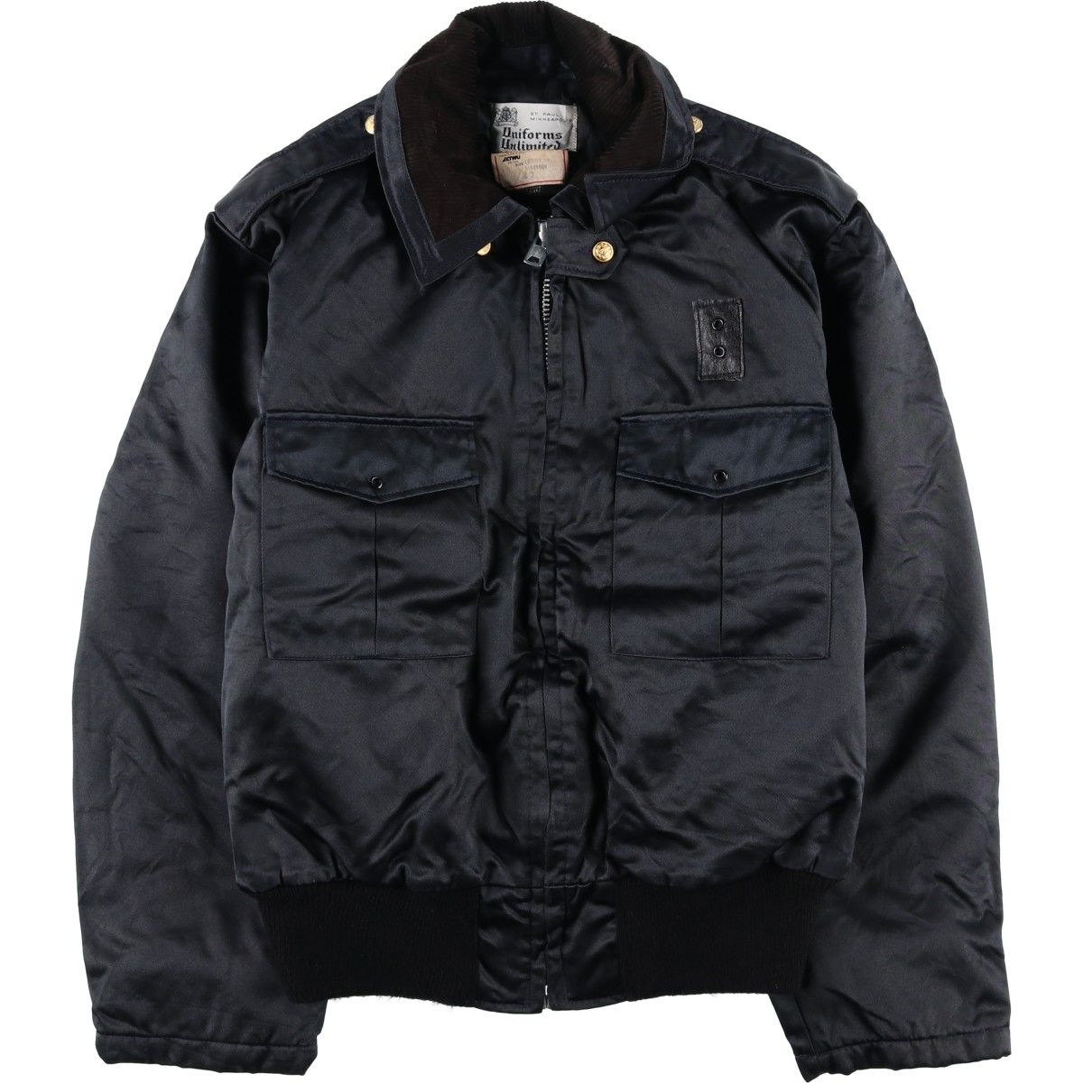 古着 80 90年代 Uniforms Unlimited ポリスマンジャケット 中綿ジャケット パファージャケット メンズL相当 ヴィンテージ eaa 598529