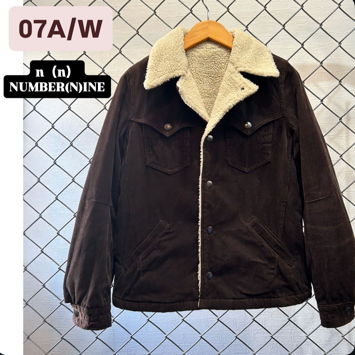 【宮下期】NUMBER (N)INE ボア ランチコート 宮下期】NUMBER (N)INE ボア ランチコート - メルカリ