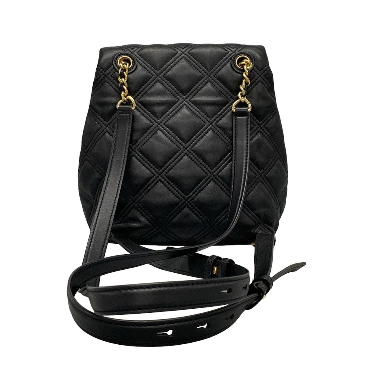 TORY BURCH(トリーバーチ) リュックサック フレミング 黒 チェーン