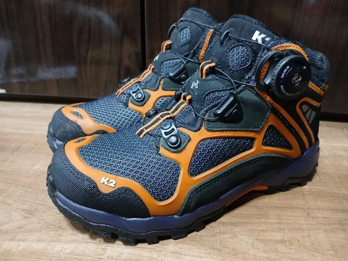 K 2 登山靴 ネイビー オレンジ ダイアル SYSTEM 235 mm