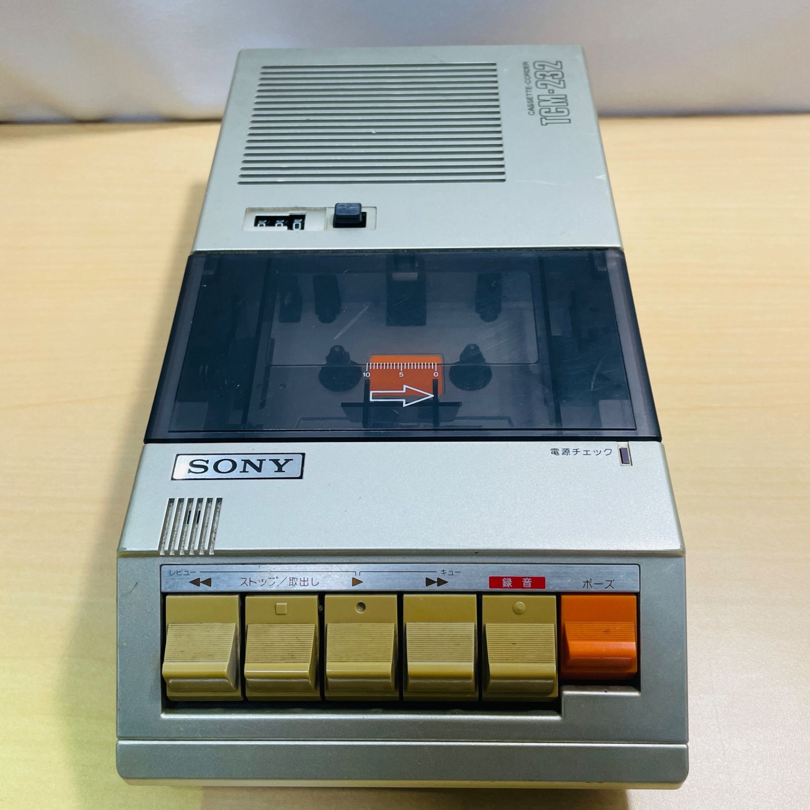 ジャンク】ソニー SONY TCM-232カセットレコーダ - メルカリ