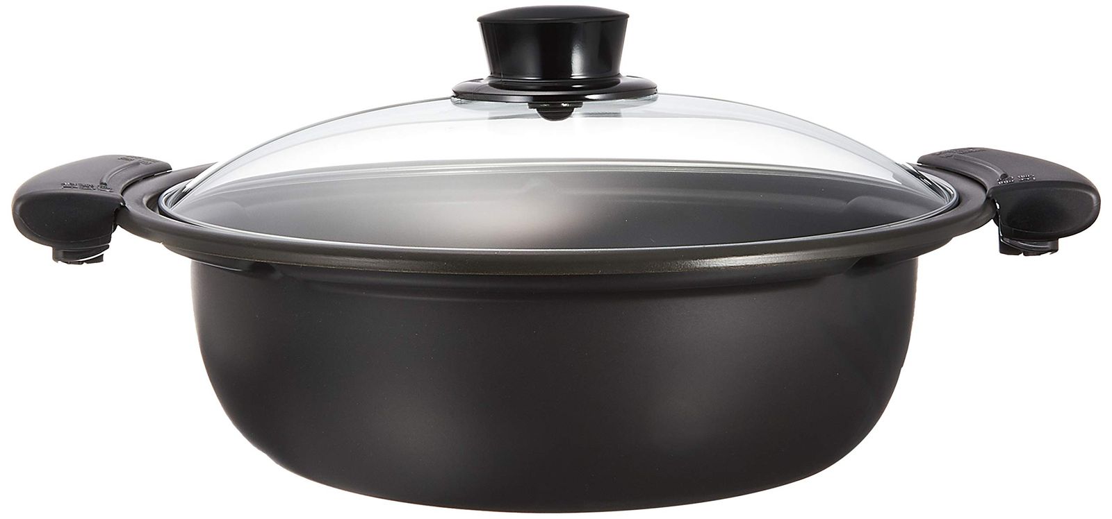  パナソニック IH対応 鍋 ガラスふた付 卓上 ブラック KZ AN 10 K その他 文房具 事務用品