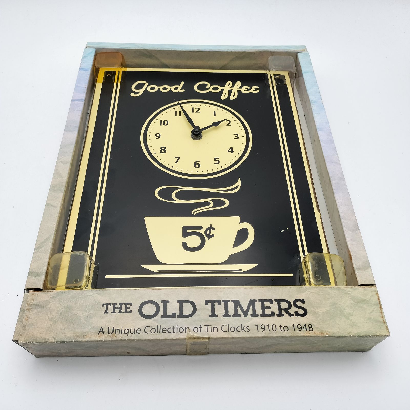 Good Coffee ブリキ 壁掛け時計 50'sヴィンテージ風 箱付 アメリカン