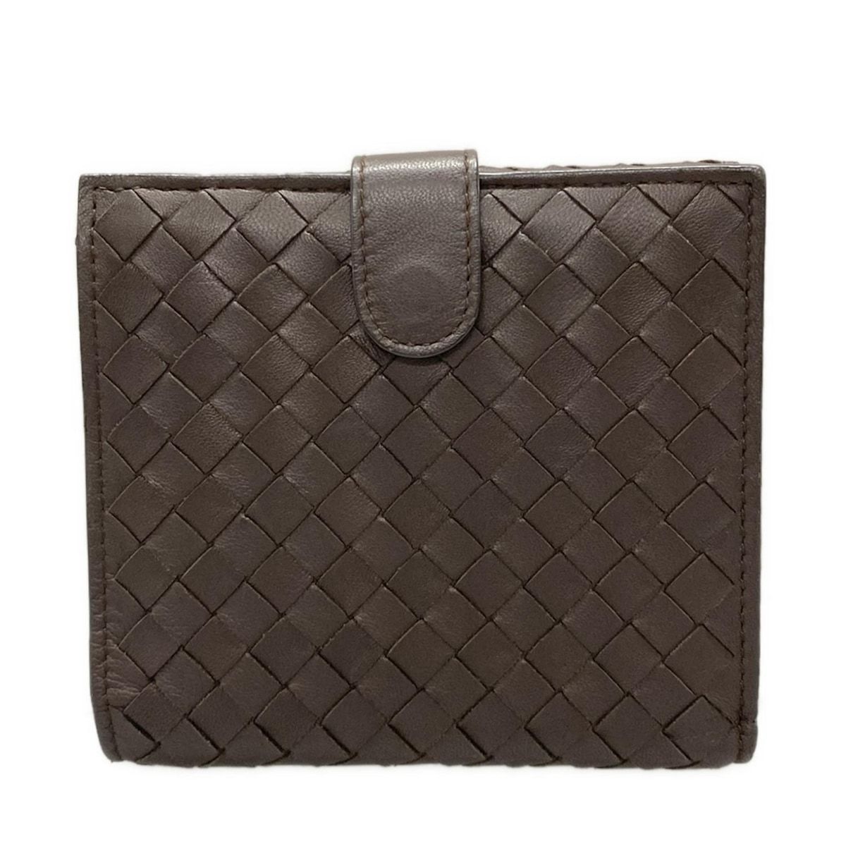 BOTTEGA VENETA(ボッテガヴェネタ) Wホック財布美品 イントレチャート