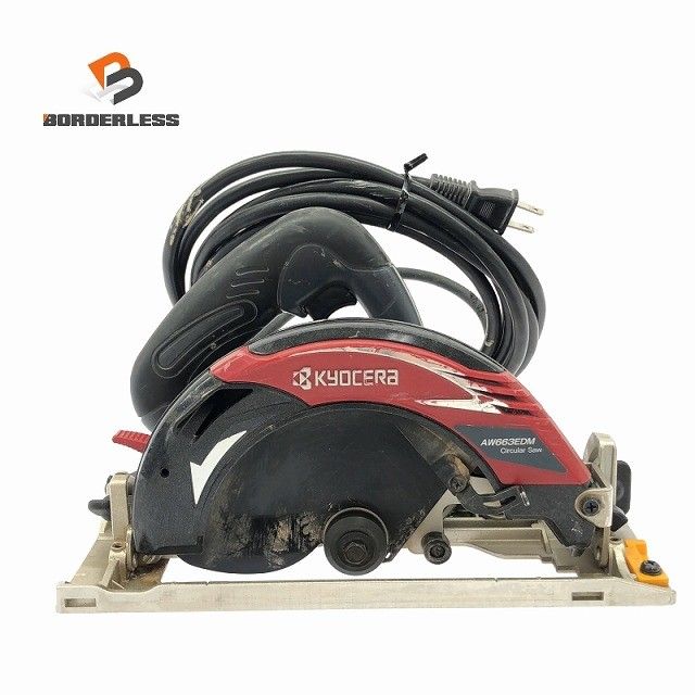 品 KYOCERA 京セラ 100 V 165 mm 電子丸ノコ コード式 マルノコ 丸のこ 丸鋸 木工用 切断機 旧リョービ119205