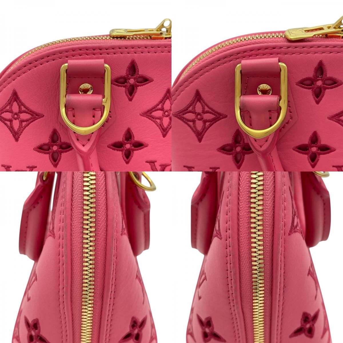 ルイ・ヴィトン LOUIS VUITTON アルマBB M22878 ピンク ブロデリーアン