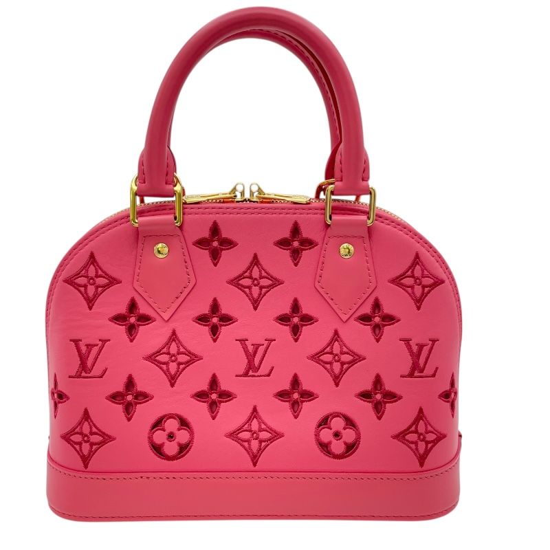 ルイ・ヴィトン LOUIS VUITTON アルマBB M22878 ピンク ブロデリーアン