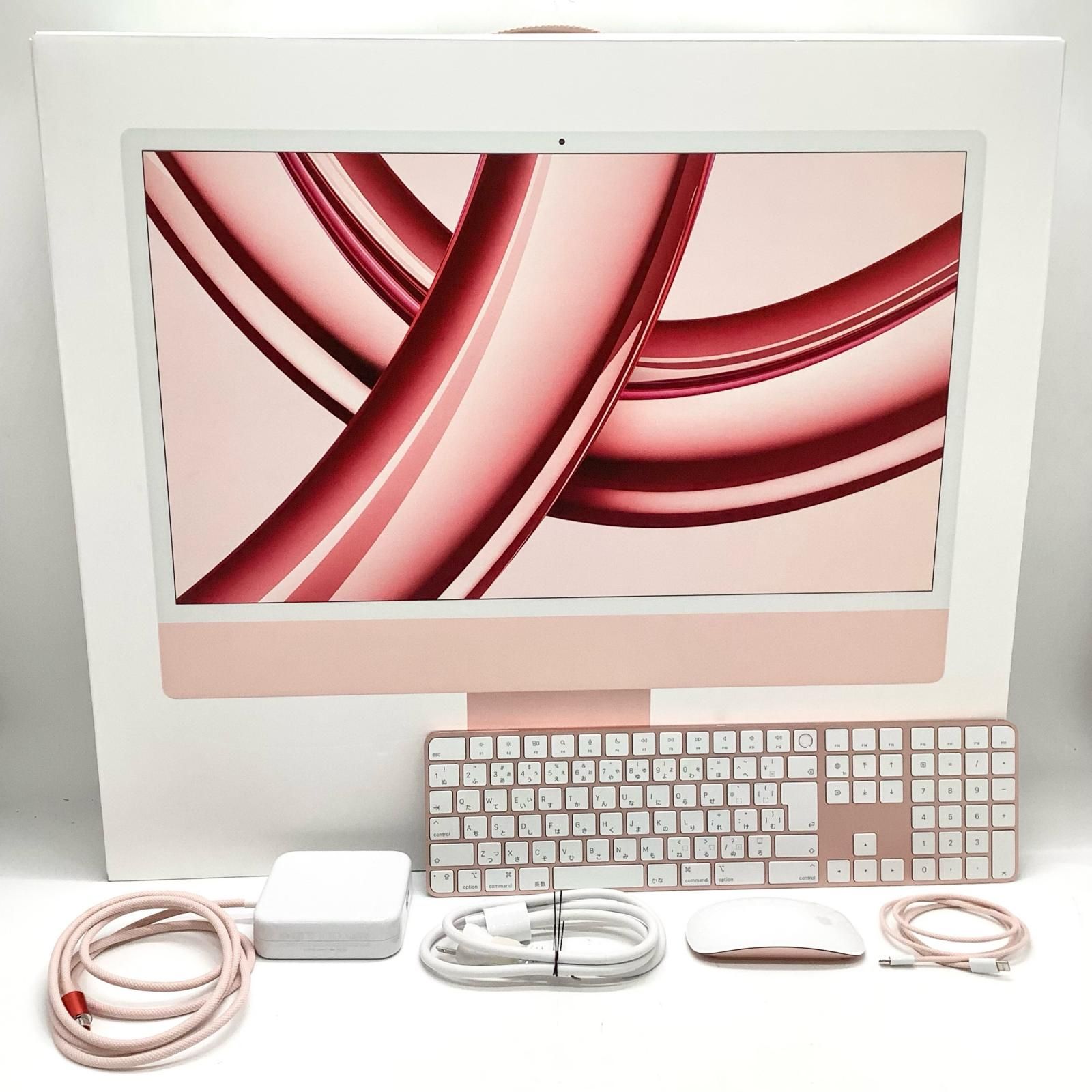 Apple iMac 2023 24インチ Apple M3 16GB SSD 512GB ピンク 美品 動作