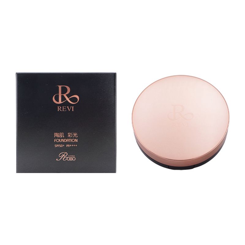 REVI ルヴィ 陶肌 彩光ファンデーション 本体 15g 専用パフ2枚付き