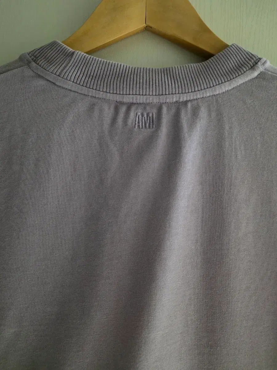 アミ ami スモールハート スウェット L PURPLE パープル 程度
