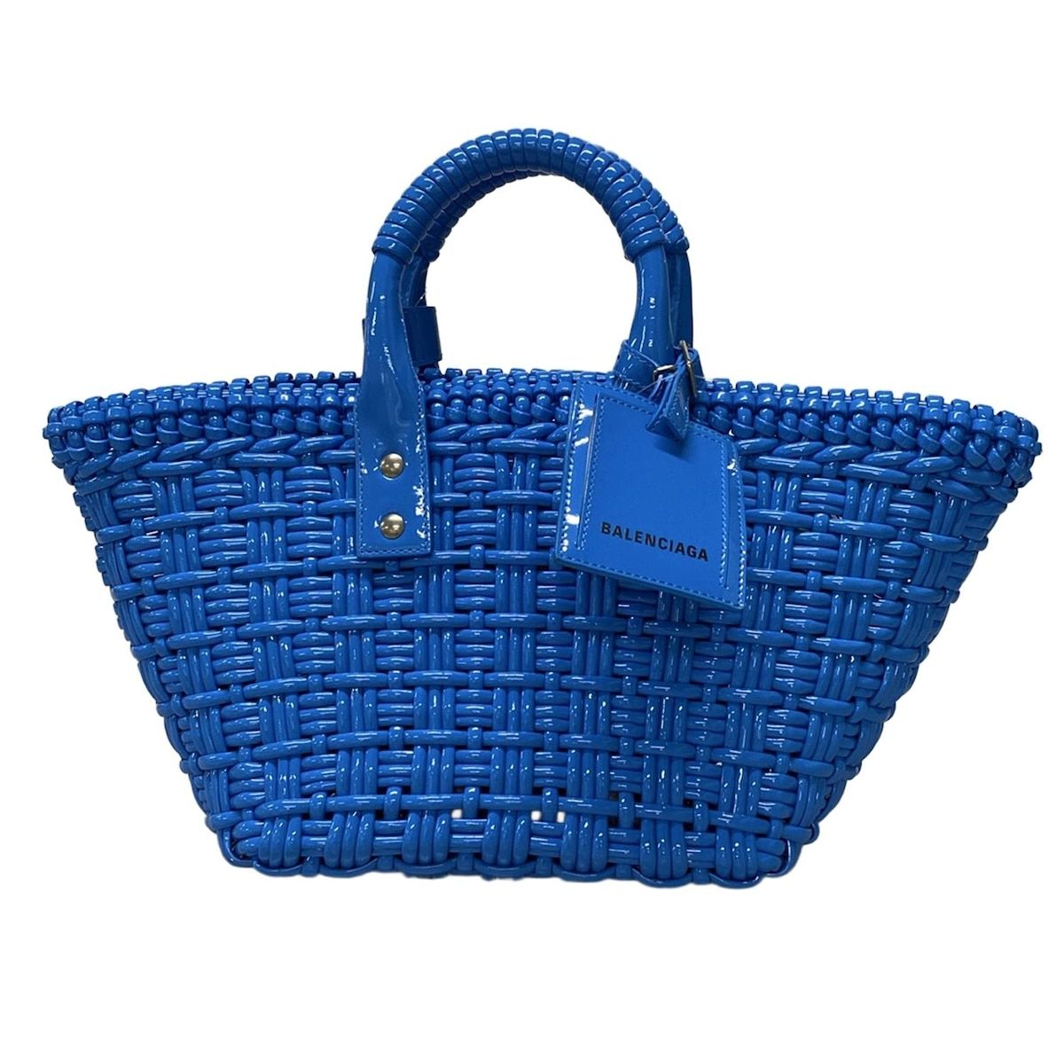 極美品 バレンシアガ　ビストロXS ストラップ付バスケット 671342 BALENCIAGA】バレンシアガ『ビストロXS ストラップ付バスケット