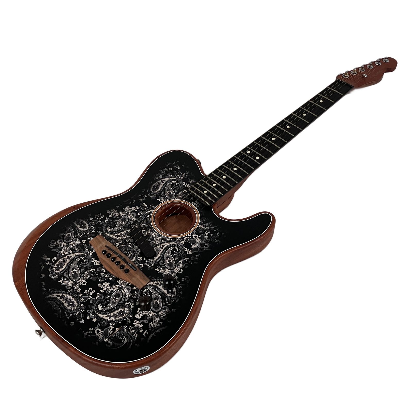 Fender American Acoustasonic Telecaster Black Paisley エレアコ