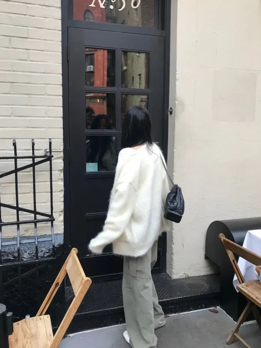 Leeds ニュー テディ カーディガン アイボリー teddy cardigan