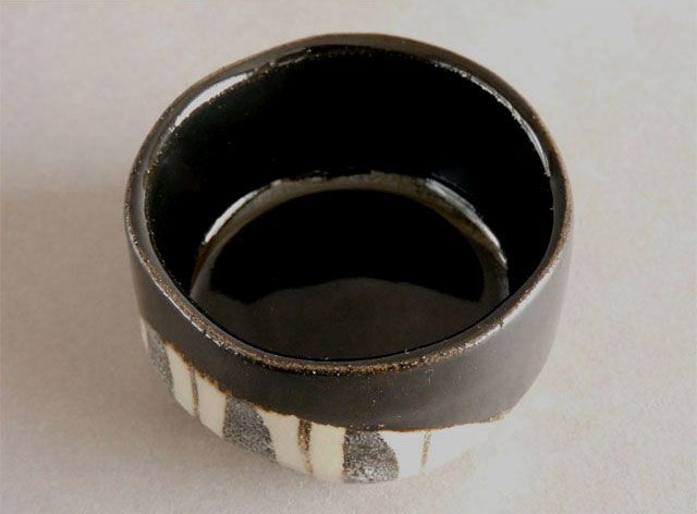 人間国宝 加藤 卓男 黒織部 酒杯 販売 ぐい呑 TO28 美濃焼 酒器 人間