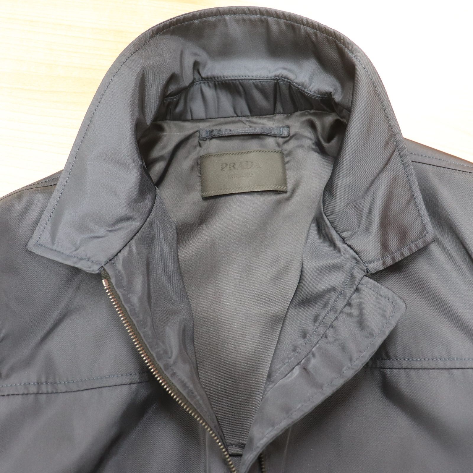 ITFVWILYZHP0 美品 PRADA プラダ ナイロン ジャケット ジップアップ 