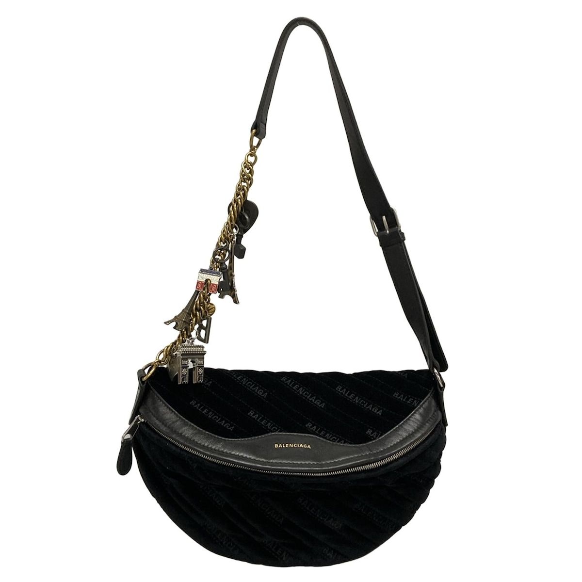 BALENCIAGA(バレンシアガ) ショルダーバッグ スーベニア XS 518163 黒