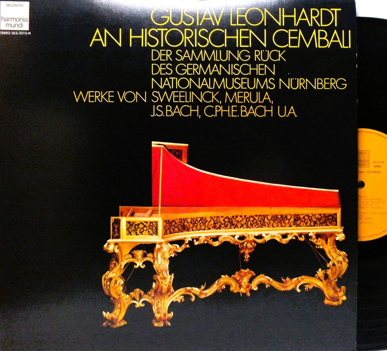 LP ULS-3215-H 【チェンバロ】 グスタフ・レオンハルト GUSTAV