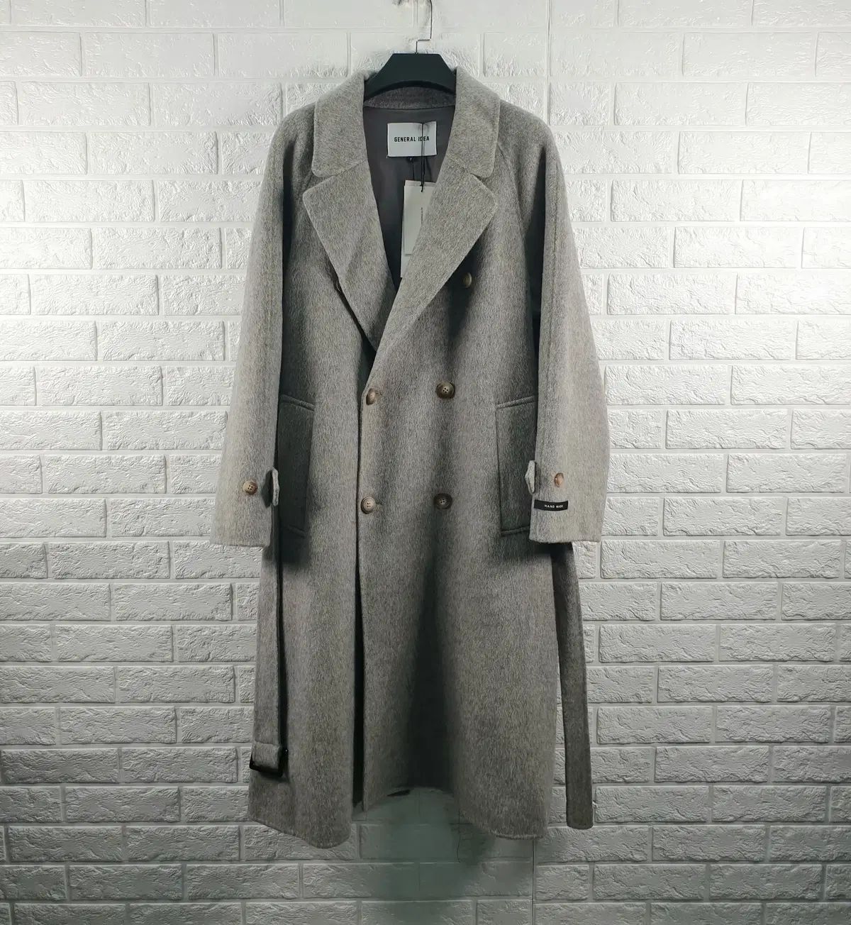 F GENERALIDEA ジェネラルアイディア ハンドメイド ベルト付き ウールコート