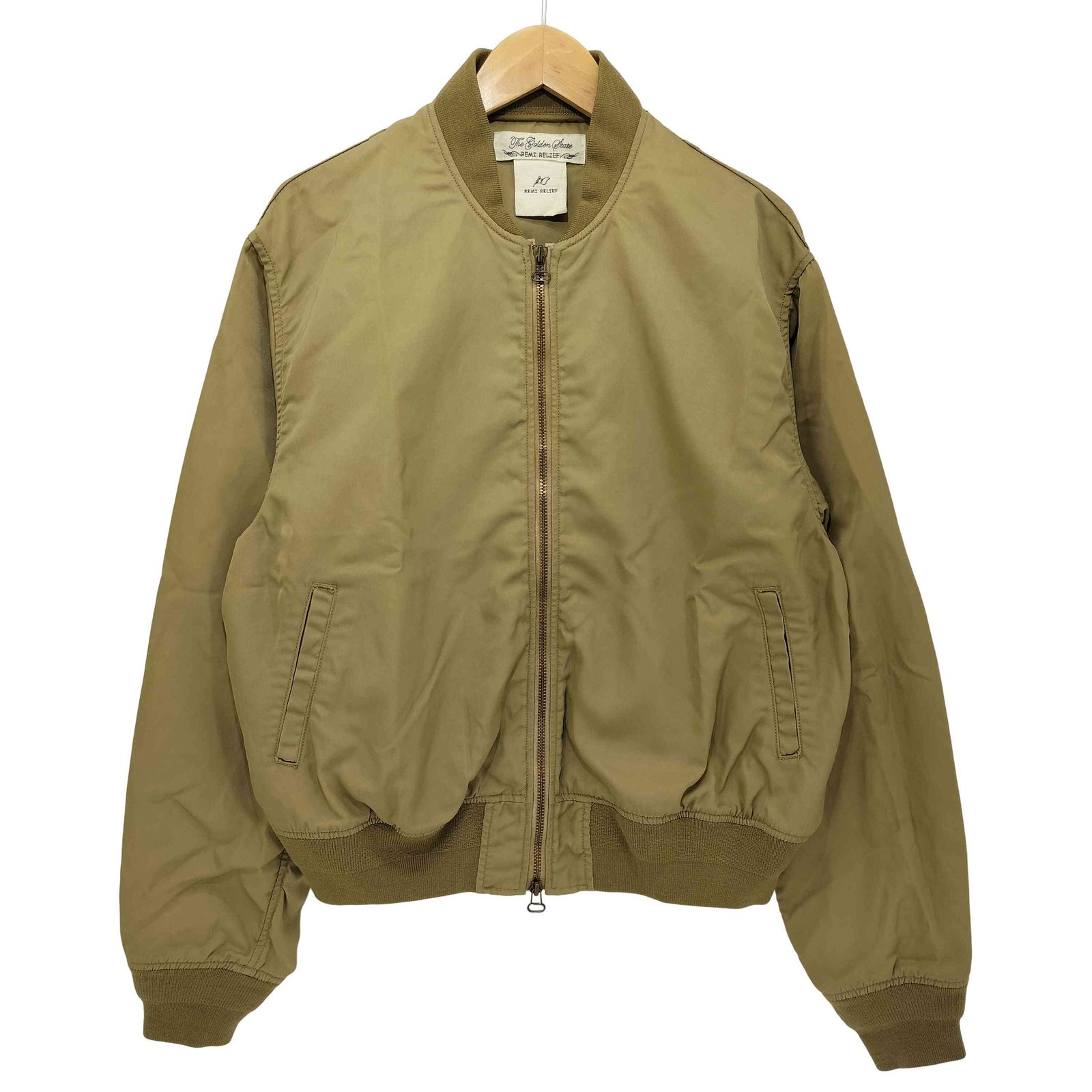 レミレリーフ ma-1 レミレリーフ MA-1ミリタリーナイロン66ボマージャケット - メルカリ