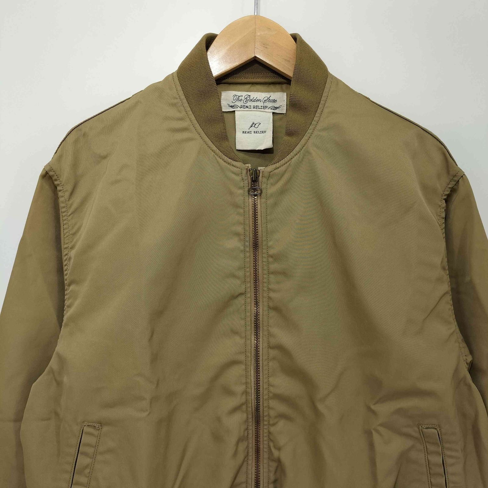 レミレリーフ ma-1 REMI RELIEF,レミレリーフ,ナイロン/コットン高密度 MA-1 「Area」