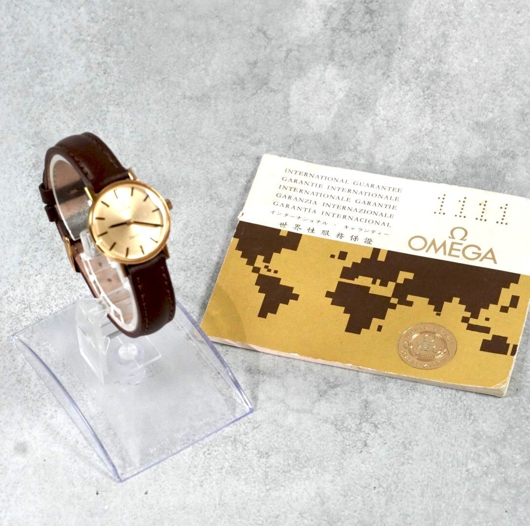 OMEGA オメガ Geneve ジュネーブ Gold Ladies Watch manual winding