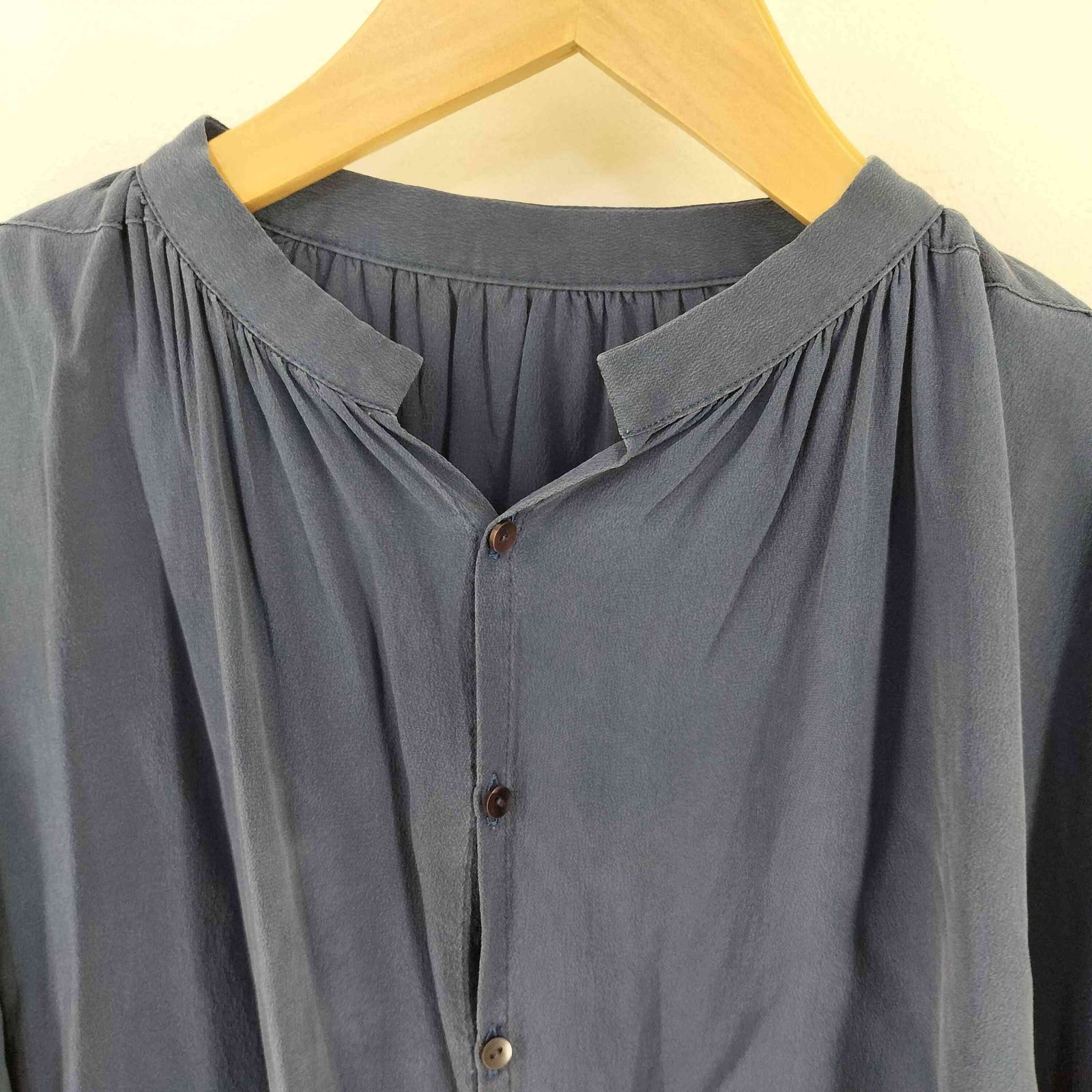 ユーズドフルギ USED古着 humoresque シルクギャザーブラウス