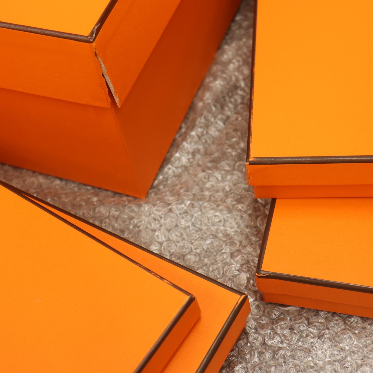 ITIZ4N45EYF2 HERMES エルメス BOX ショッパー 純正 紙袋 オレンジ