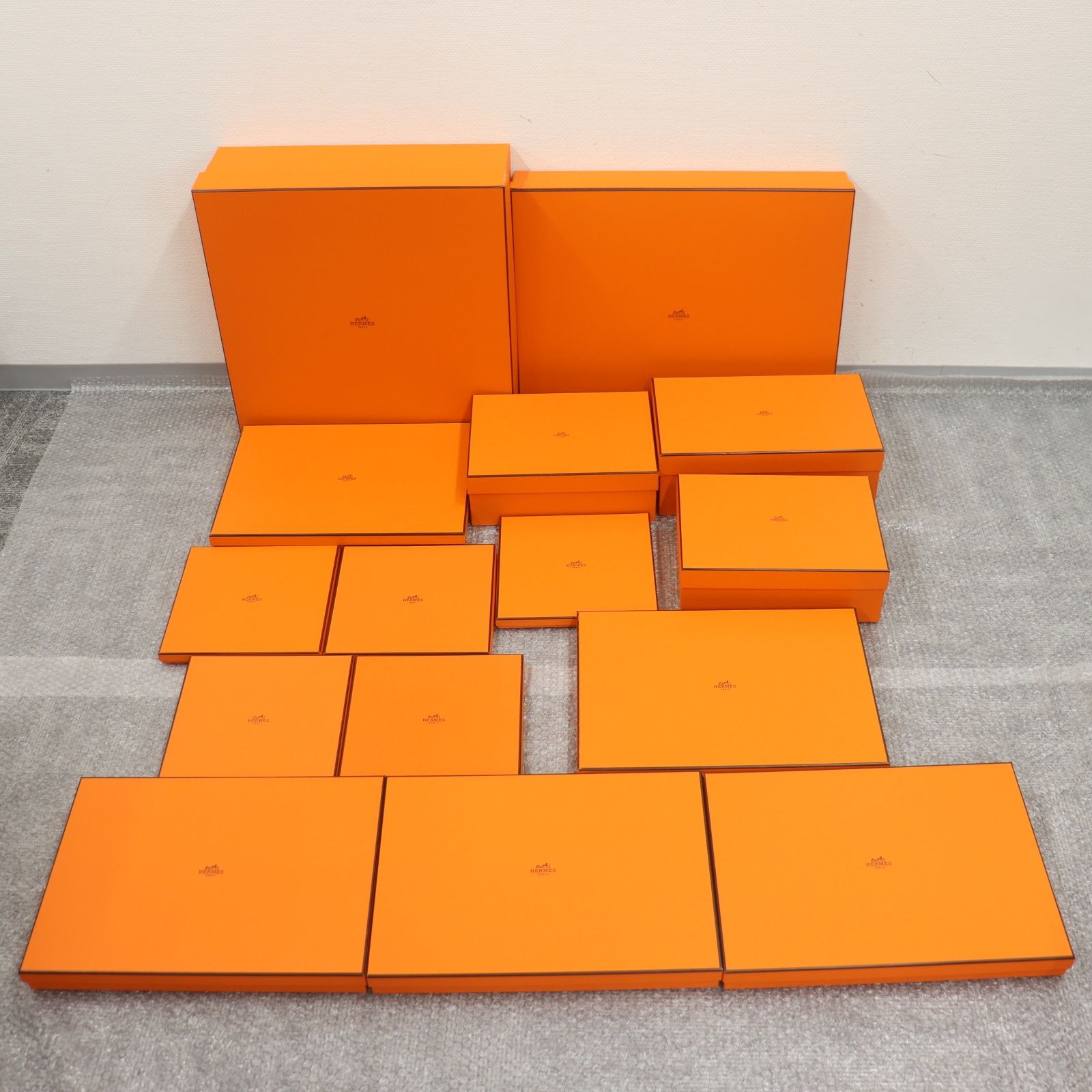 ITIZ4N45EYF2 HERMES エルメス BOX ショッパー 純正 紙袋 オレンジ