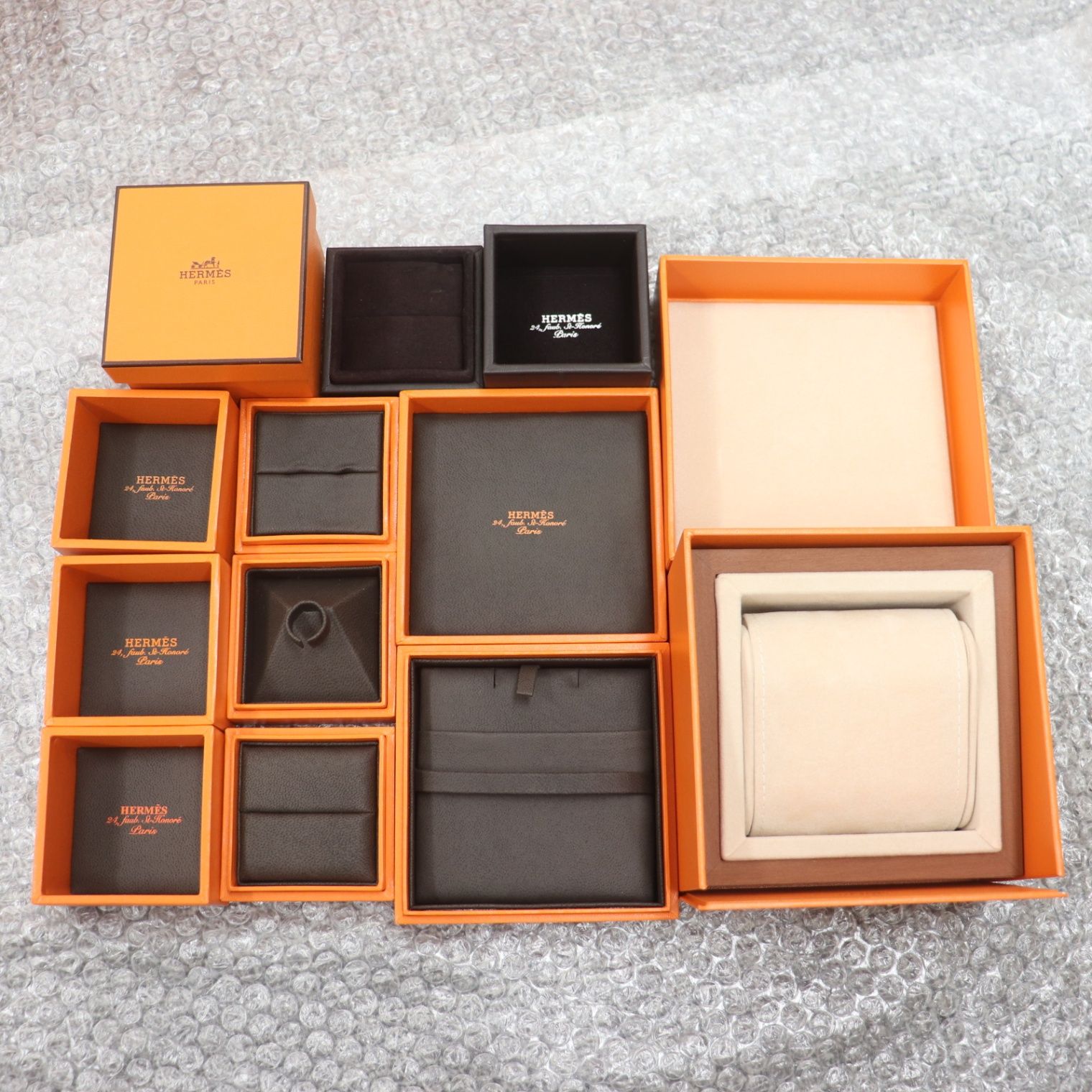 ITIZ4N45EYF2 HERMES エルメス BOX ショッパー 純正 紙袋 オレンジ