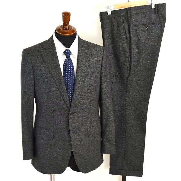 ダーバン 伊製 ロロピアーナ 2つボタン シングルスーツ M AB4