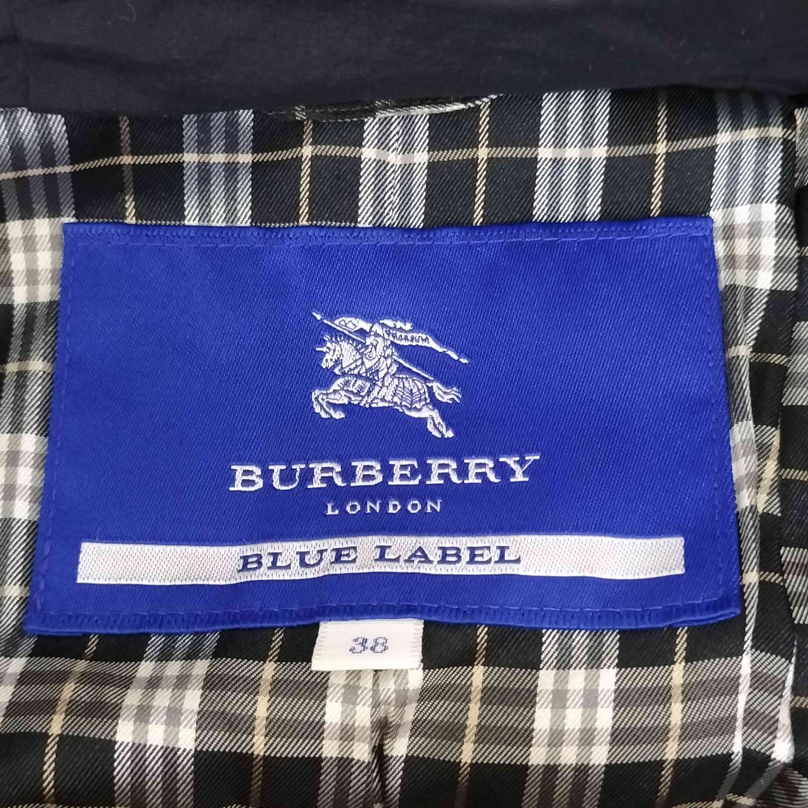 バーバリーブルーレーベル BURBERRY BLUE LABEL ラクーンファー 裏地