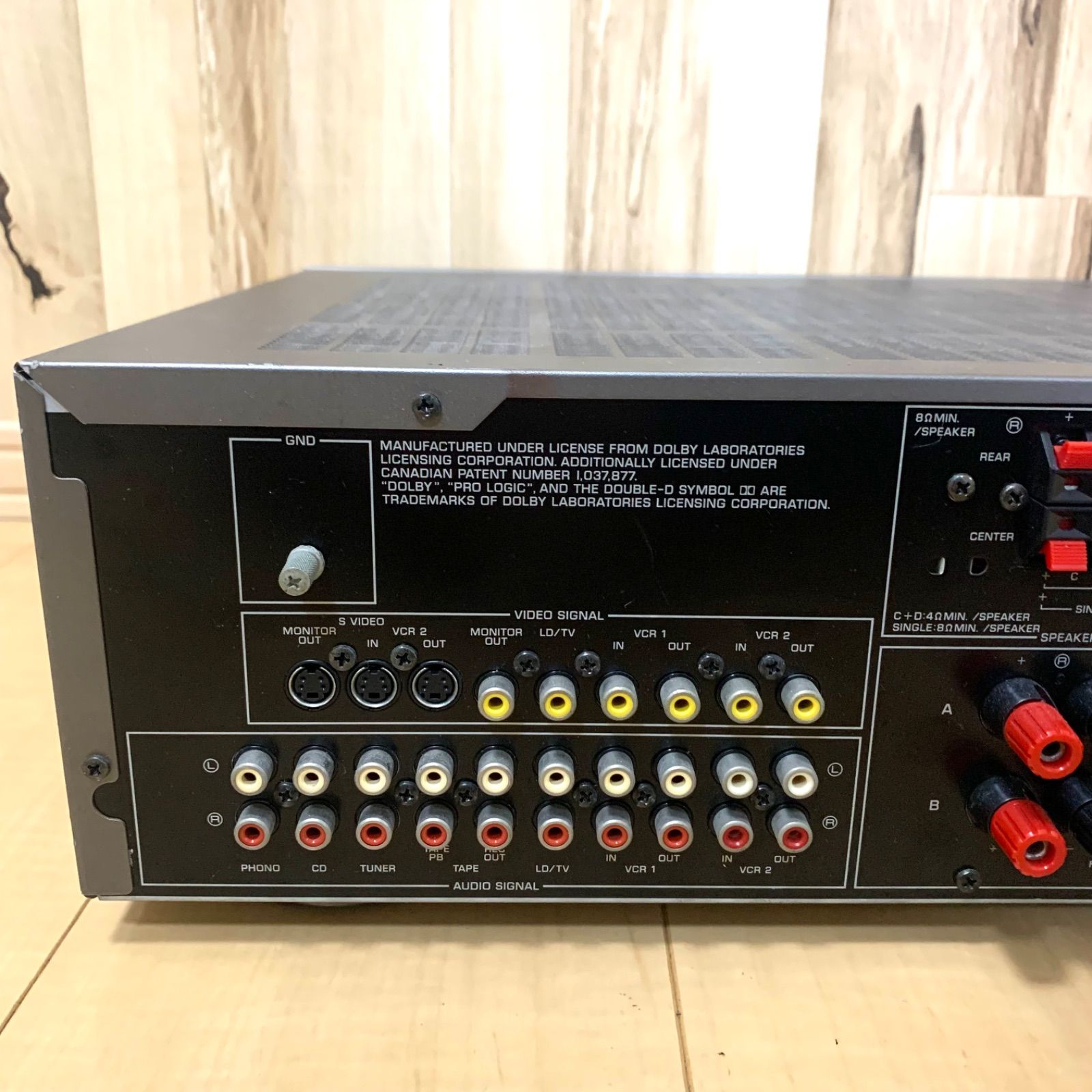 動作品】プリメインアンプ YAMAHA AVX-590DSP 5.1ch AVアンプ /ヤマハ