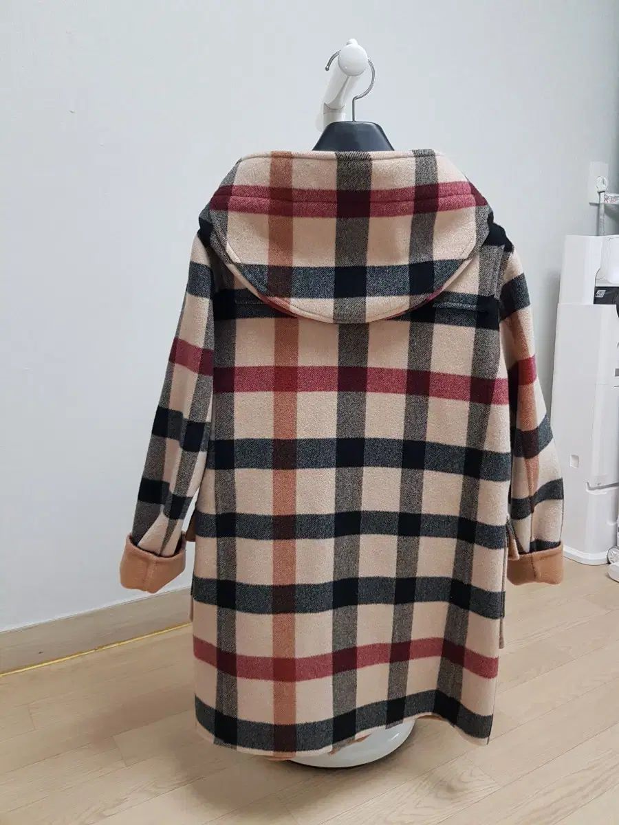 ダックスキッズ CHECK トグルボタン コート 140