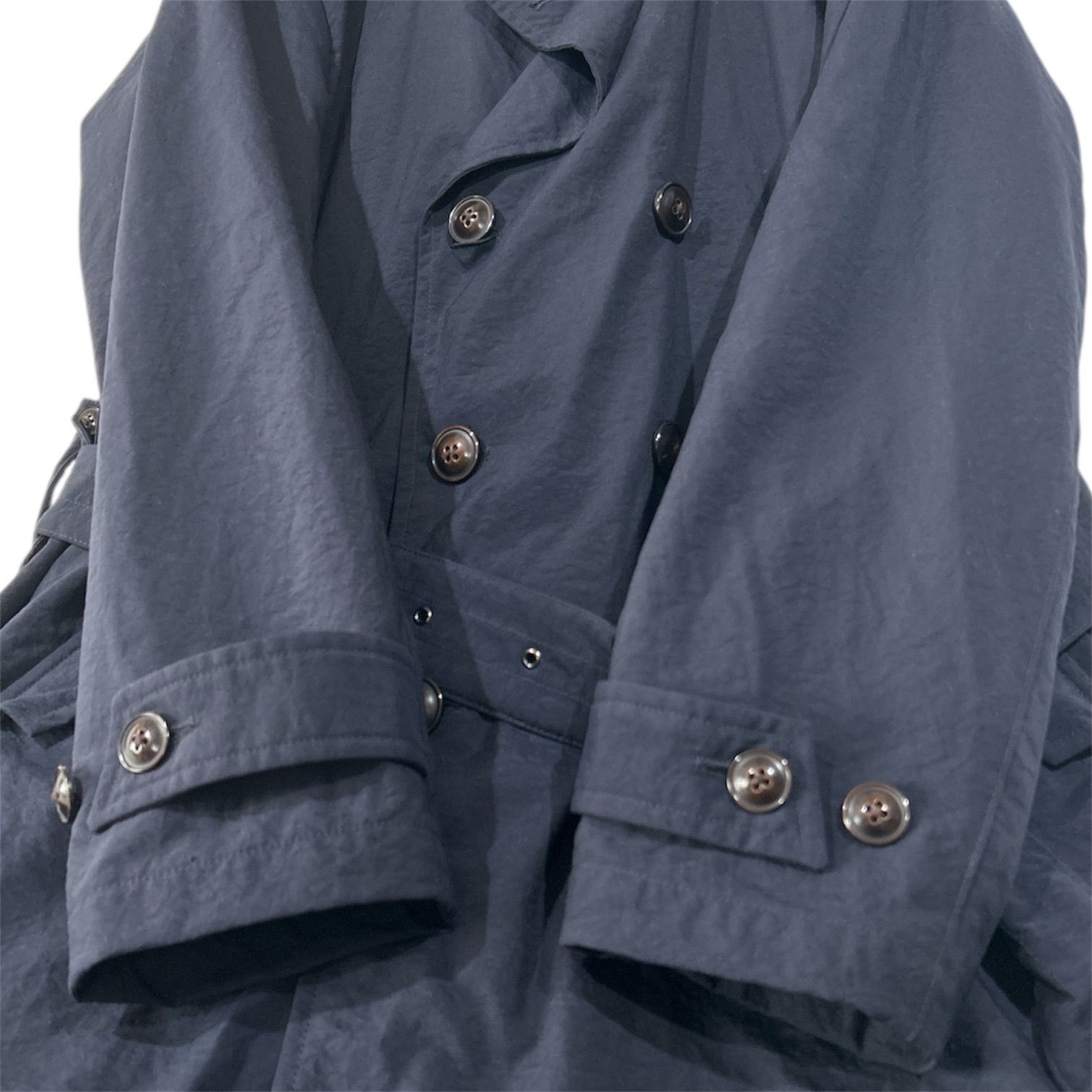 トレンチコート ネイビー