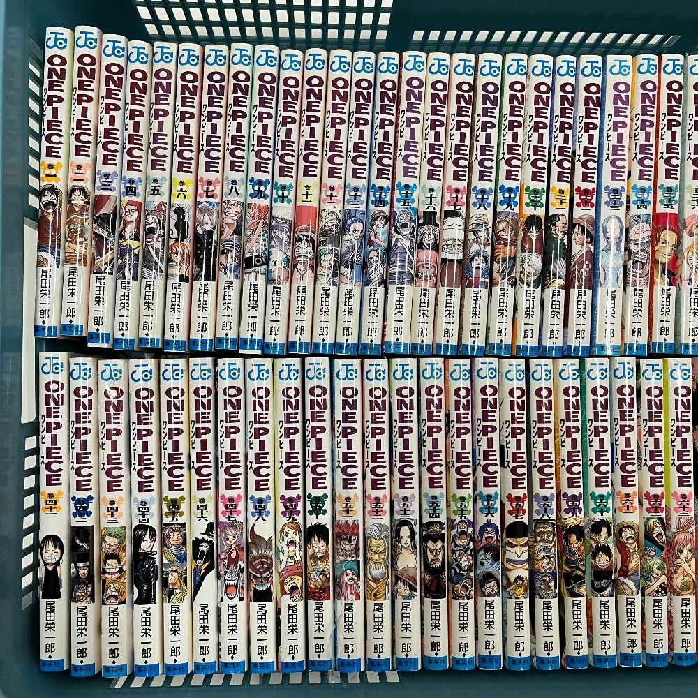 06 w 13188 ワンピース ONE PIECE 尾田栄一郎 1～104 106～113巻 ファンブック5冊 RED BULE YELLOW GREEN DEEP セットコミック 品