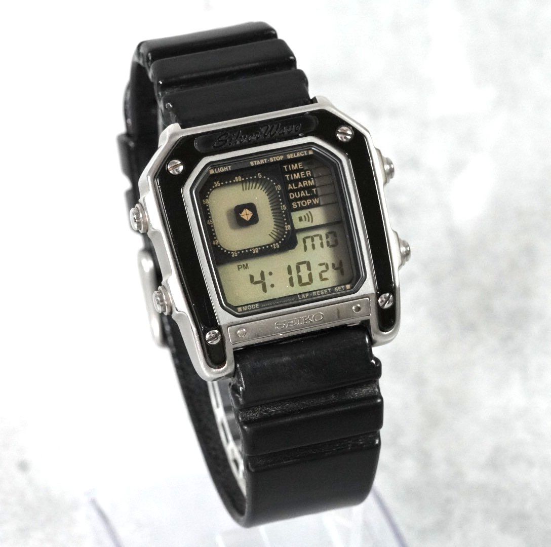 激レア】 SEIKO セイコー デジボーグ G757-5000 Silver Wave シルバー