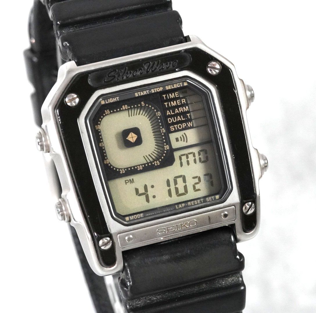 激レア】 SEIKO セイコー デジボーグ G757-5000 Silver Wave シルバー