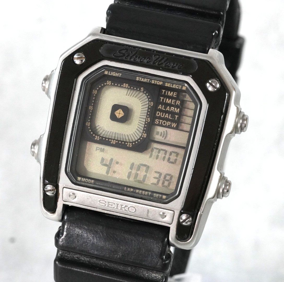激レア】 SEIKO セイコー デジボーグ G757-5000 Silver Wave シルバー