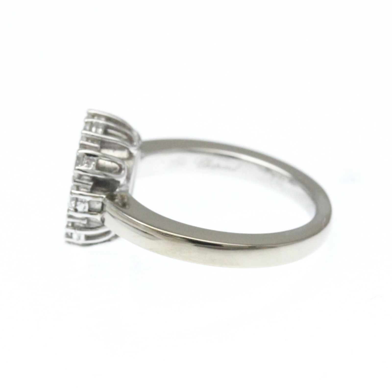 ショパール Chopard ハッピーダイヤモンド リング 82 6215 K 18ホワイトゴールド 18 WG ファッション ダイヤモンド バンドリング シルバー