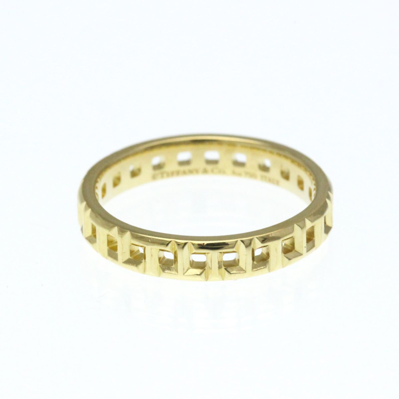 ティファニー Tiffany Tトゥルー ナロー リング K 18イエローゴールド 18 YG ファッション 無し バンドリング ゴールド